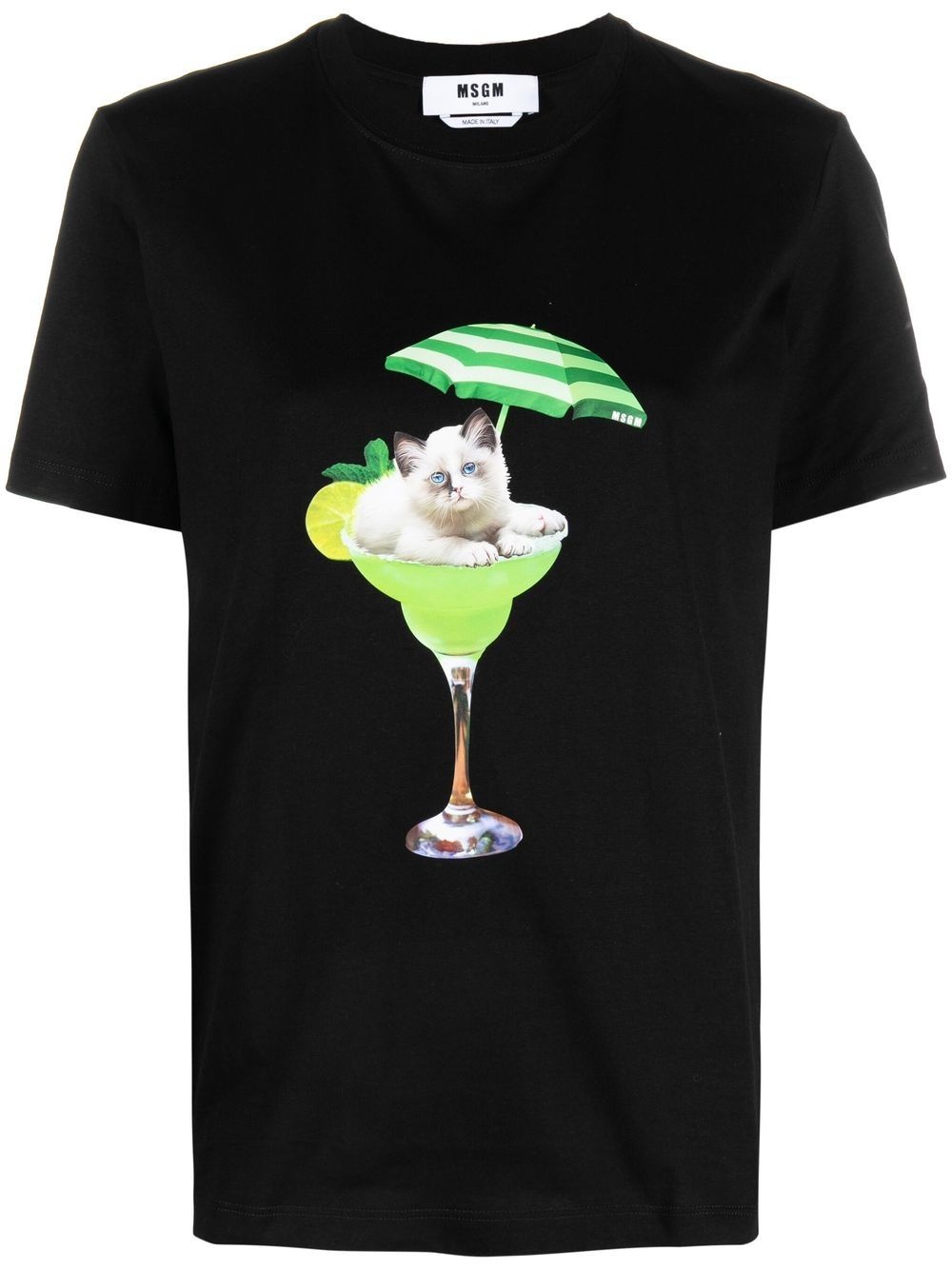 graphic print short-sleeve T-shirt - 1