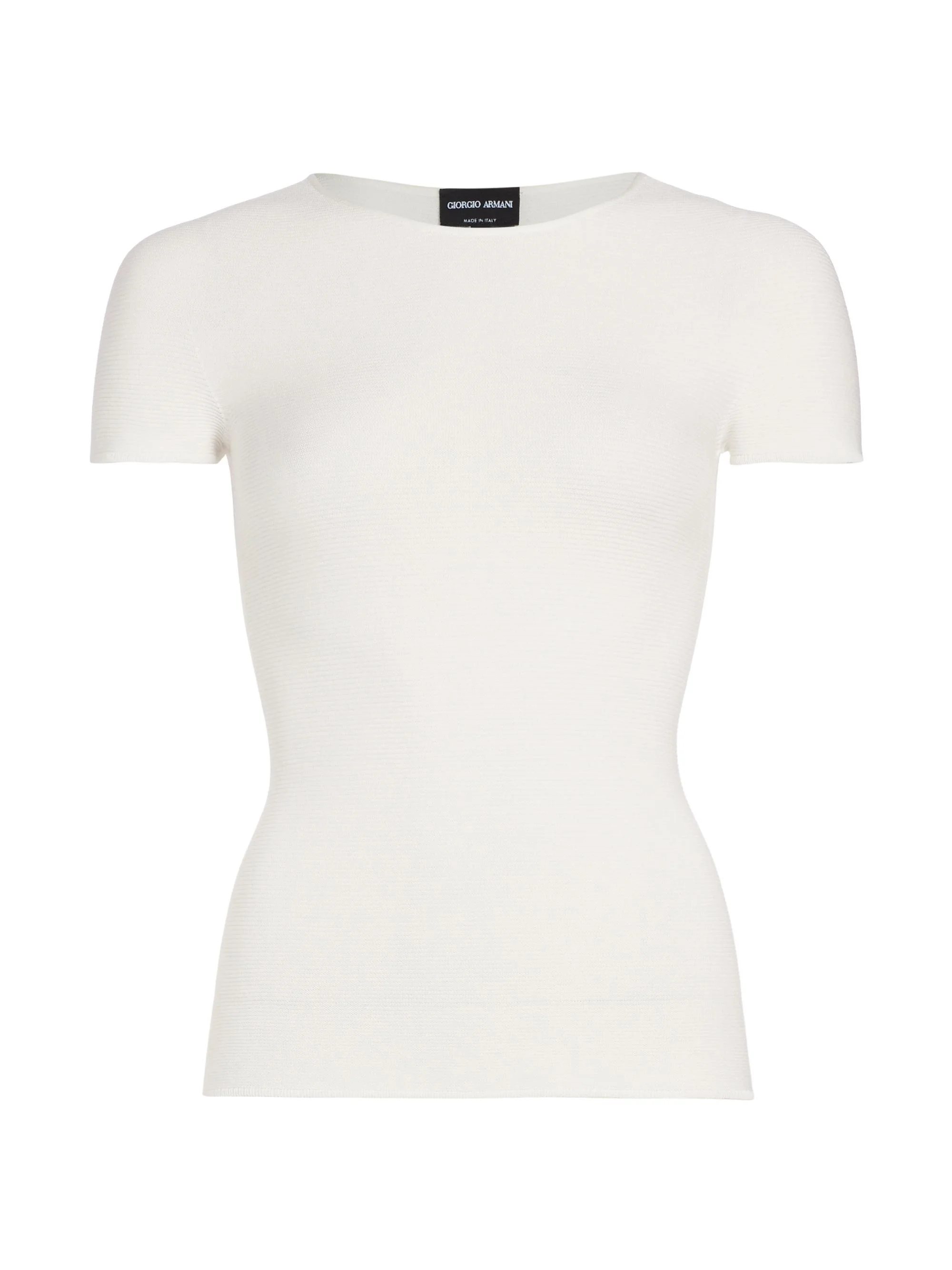 Women's Cap-Sleeve Knit Tee - Ivory - 1