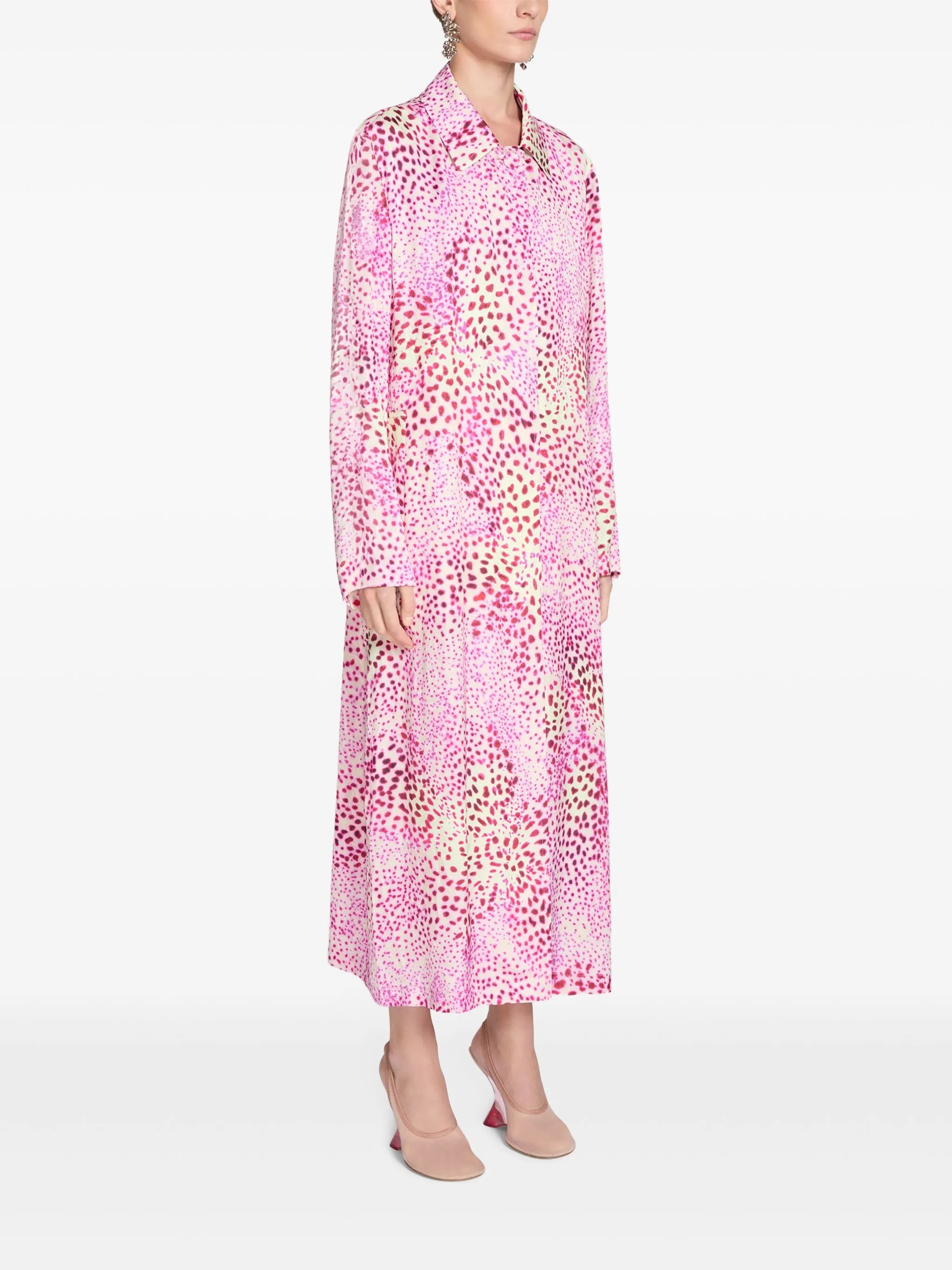 Patterned-jacquard Coat - 4