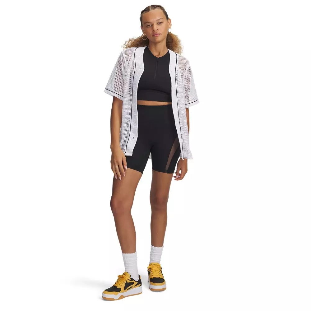 Women's UA Sportstyle Baseball Jersey - White - 4