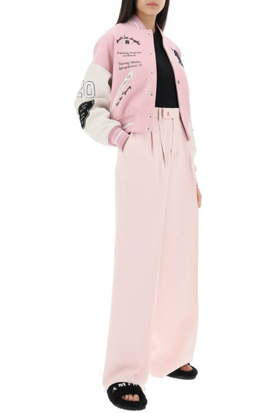 AMIRI PANTS WITH WIDE LEG AND PLEATS outlook