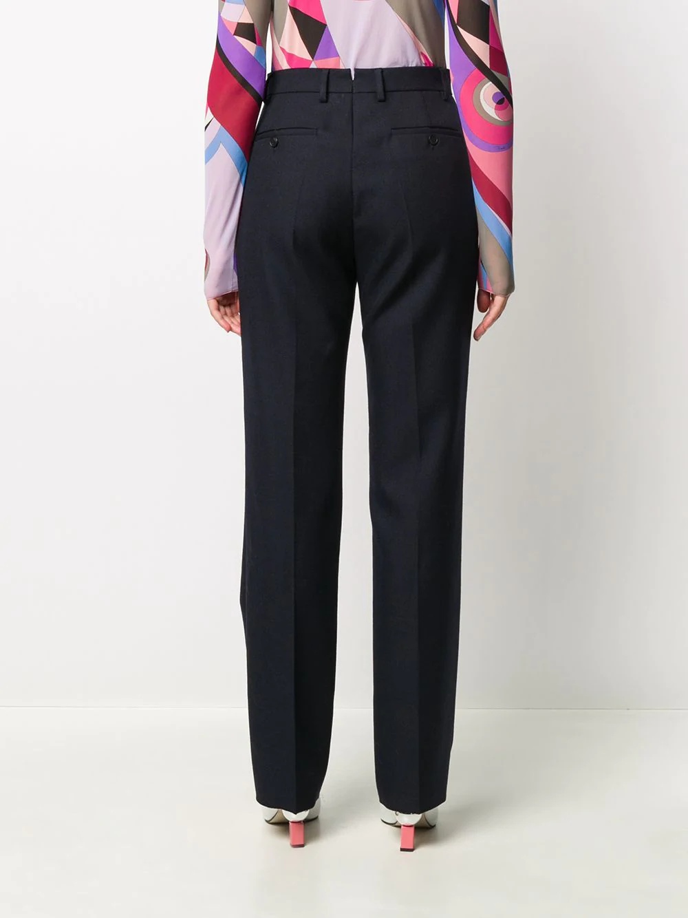 slim-fit tailored trousers - 4