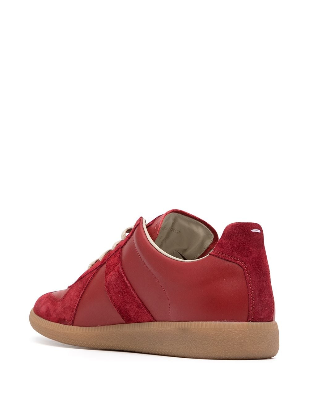 panelled low-top sneakers - 3