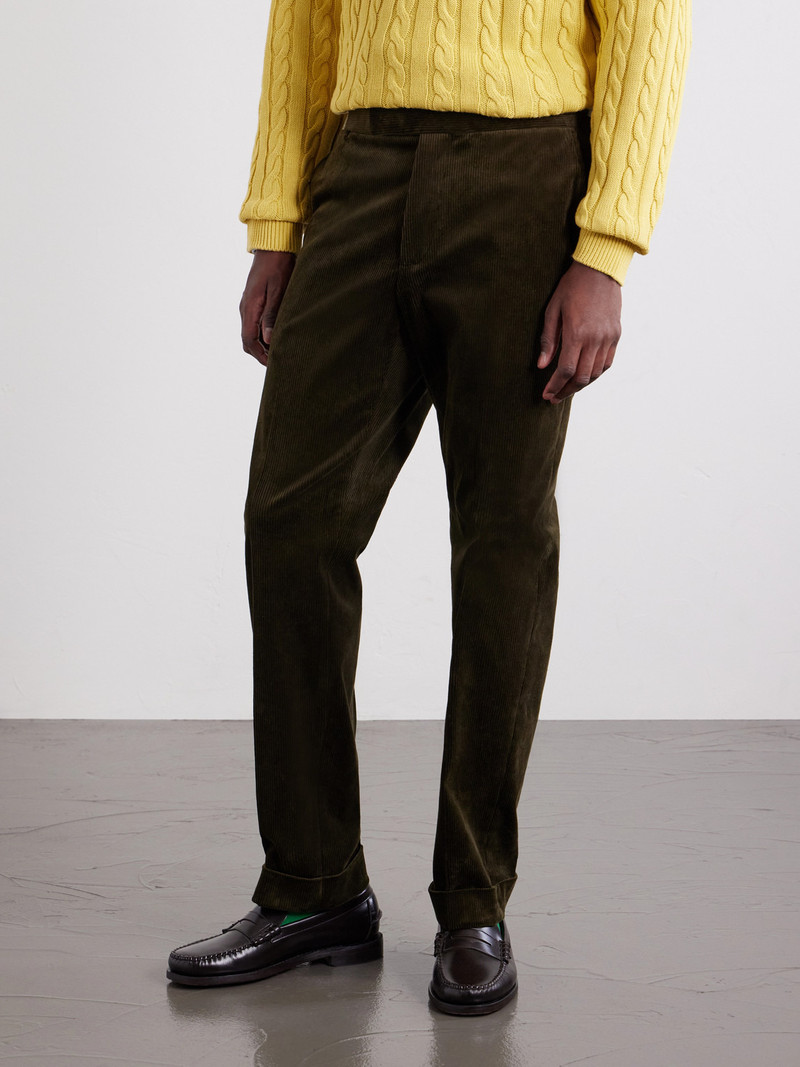 Chester Tapered Cotton-Blend Corduroy Suit Trousers 3