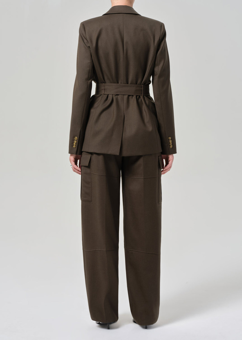 Tailored Cargo Pant In Tobacco 3