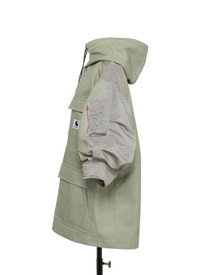 ジャケット・アウター sacai Carhartt WIP Duck Nylon Twill Coat Duck x Nylon Twill Coat — Black – La Garçonne