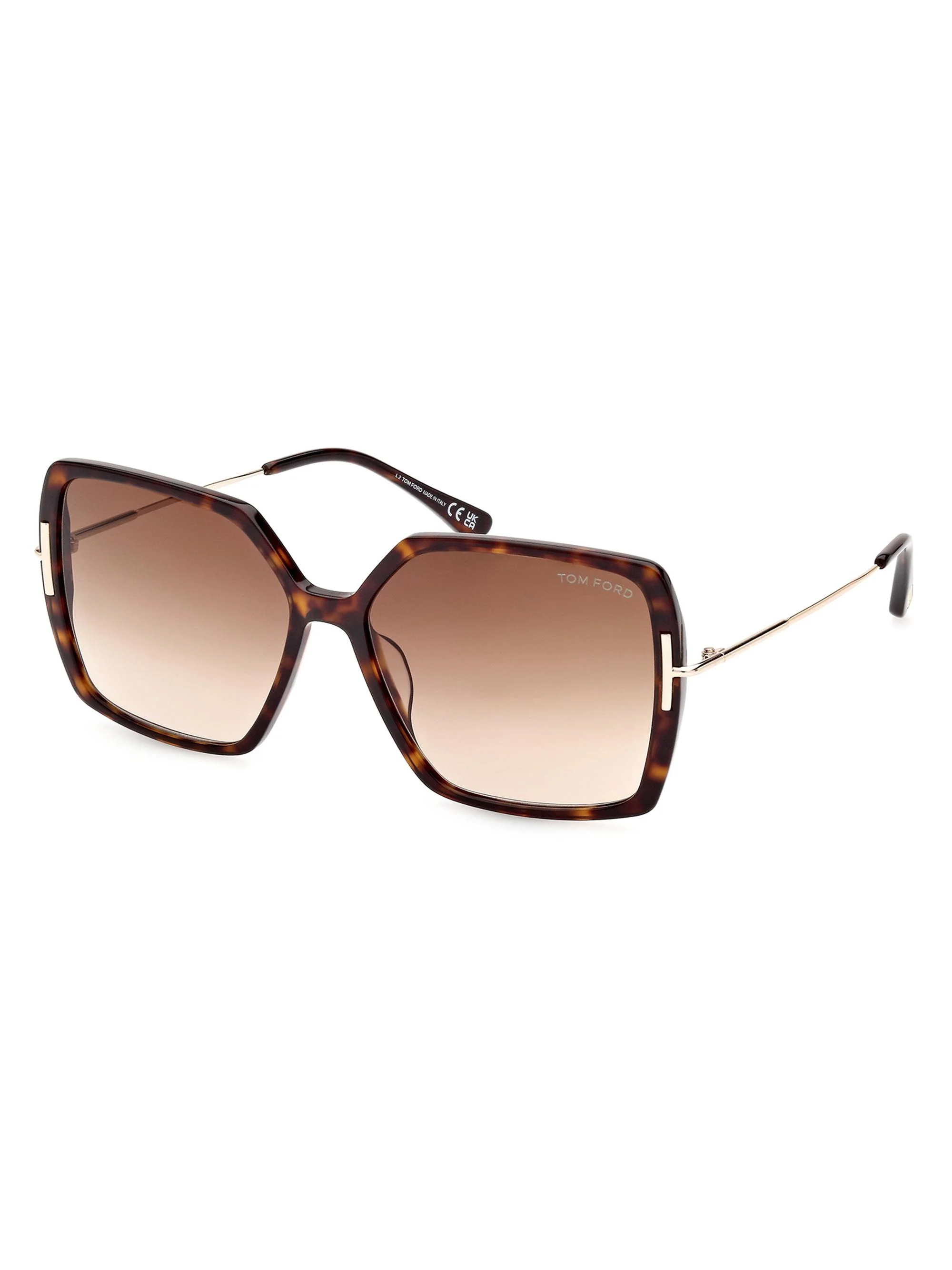Women's Joanna 59MM Rectangular Sunglasses - Shiny Dark - 1