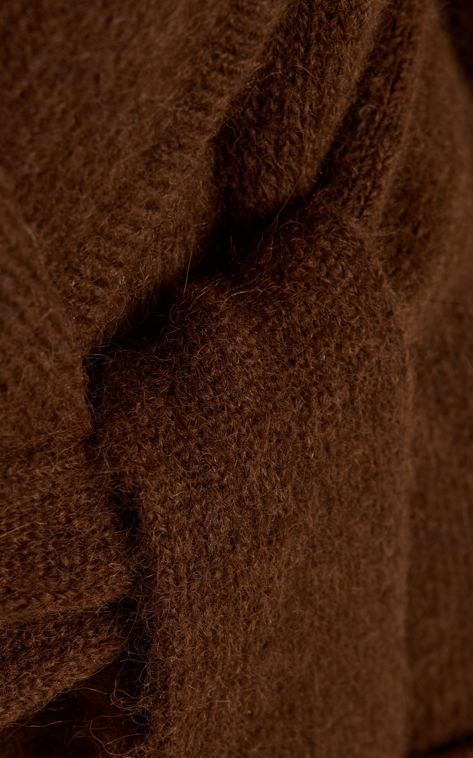 Jessica Alpaca-Blend Sweater Coat brown - 5