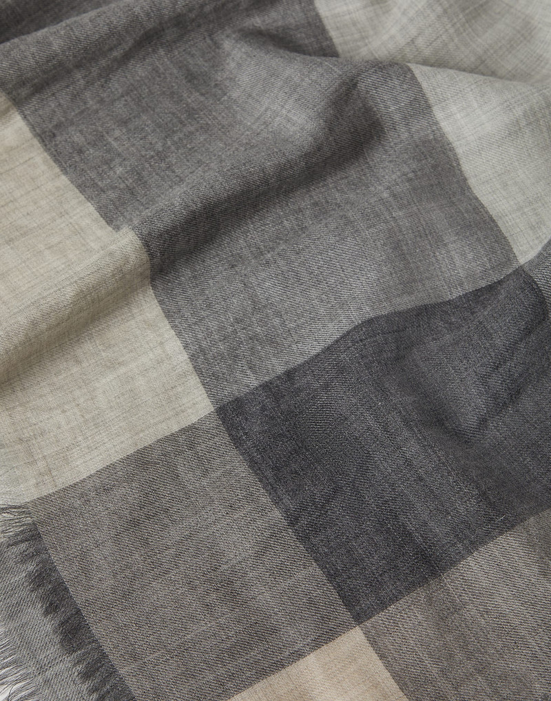 Cashmere color block scarf 3