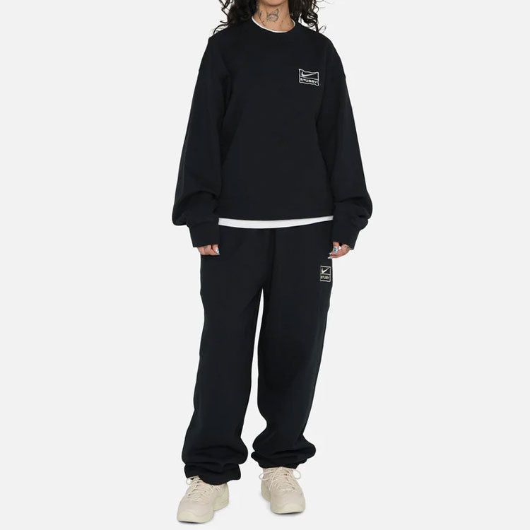 Nike Nike Wash Crew Fleece x Stussy (Asia Sizing) 'Black