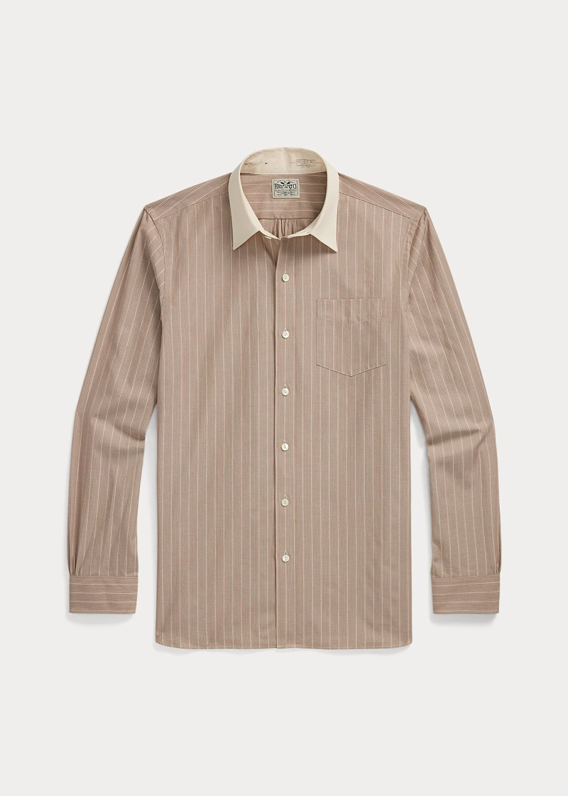 Slim Fit Striped Dobby Shirt 6