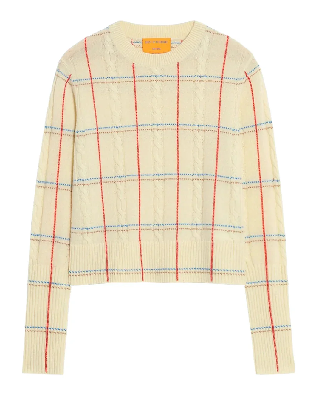 SHRUNKEN CHECK CREW - 1