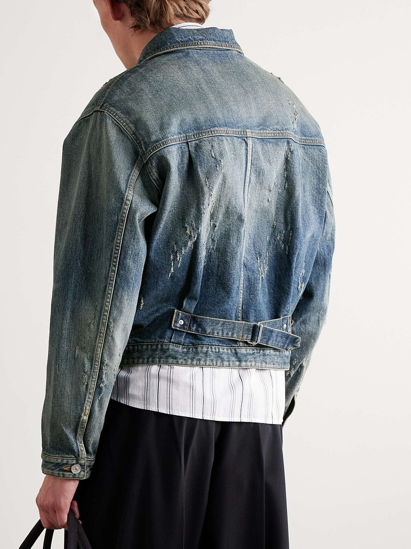 Distressed Denim Jacket 4