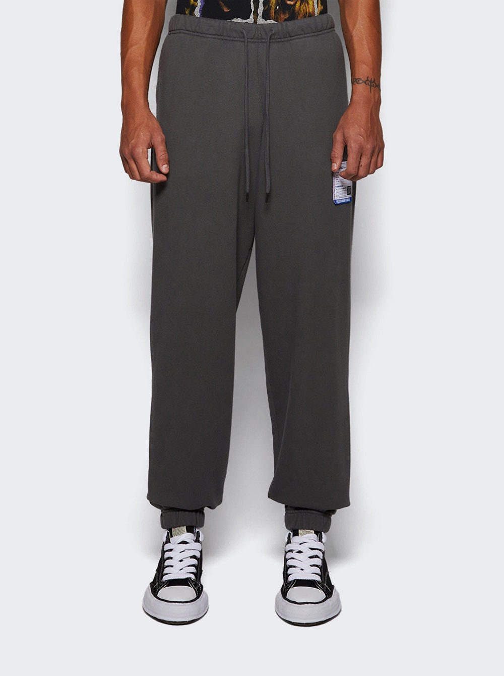 French Terry Easy Pants Dark Grey - 3
