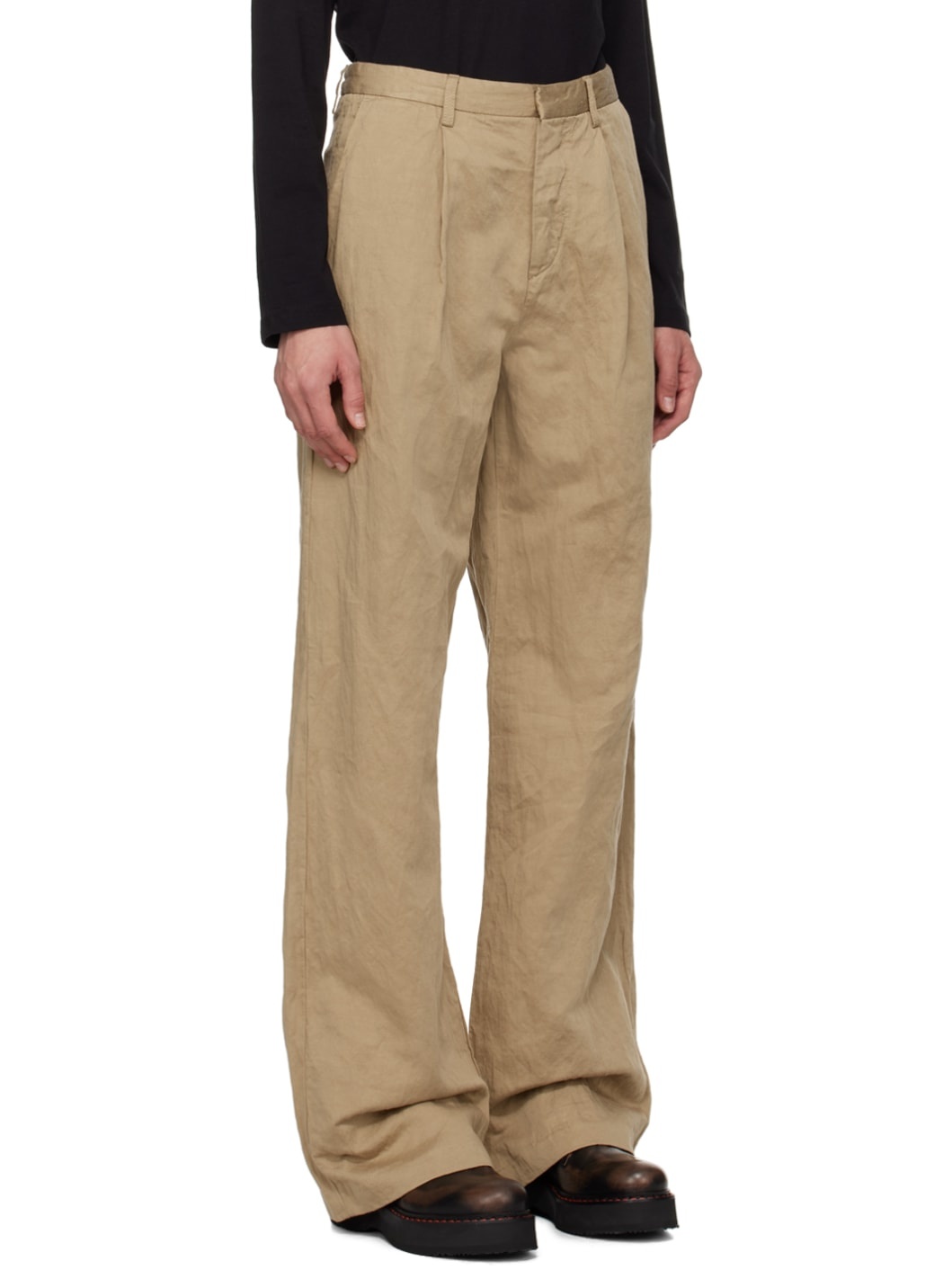 Beige Damon Trousers - 2