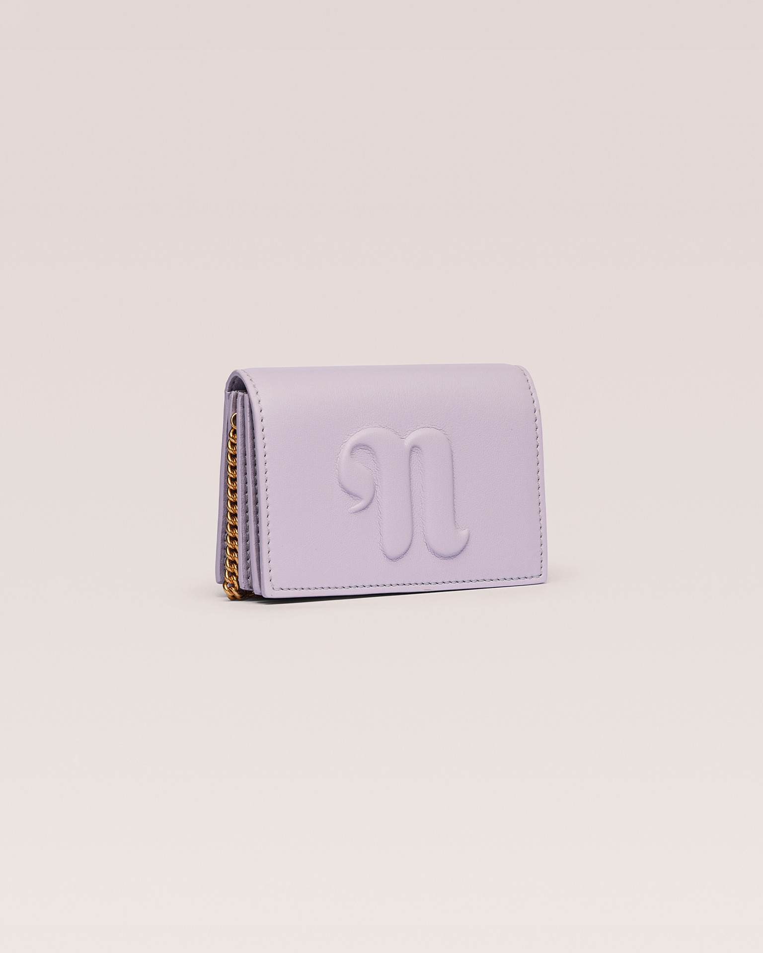 KINGSLEY - Vegan nappa card holder- Lilac - 2