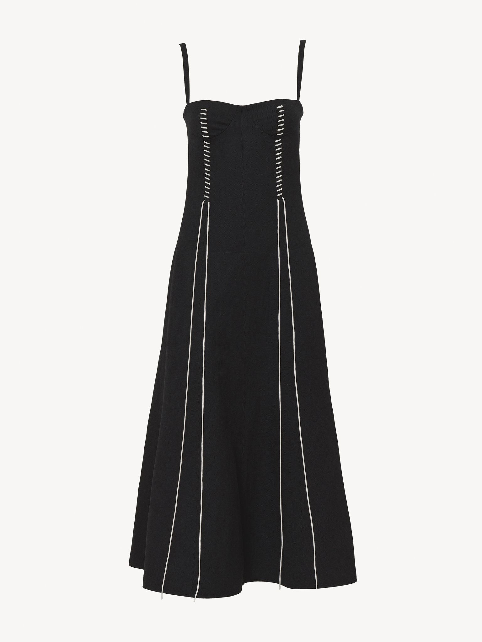 PINAFORE MIDI DRESS - 3
