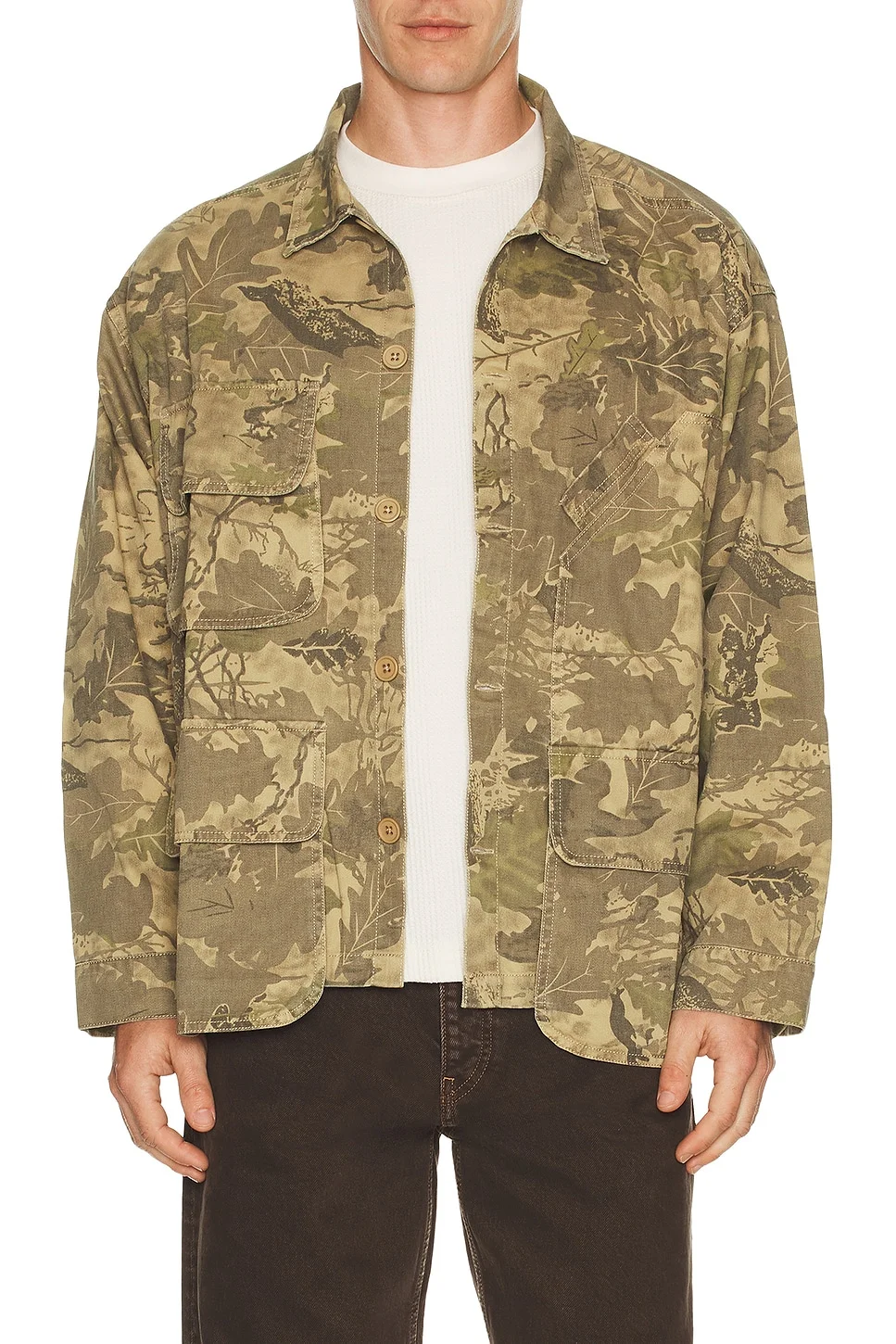 Twill Military Shirt Jacket - 1