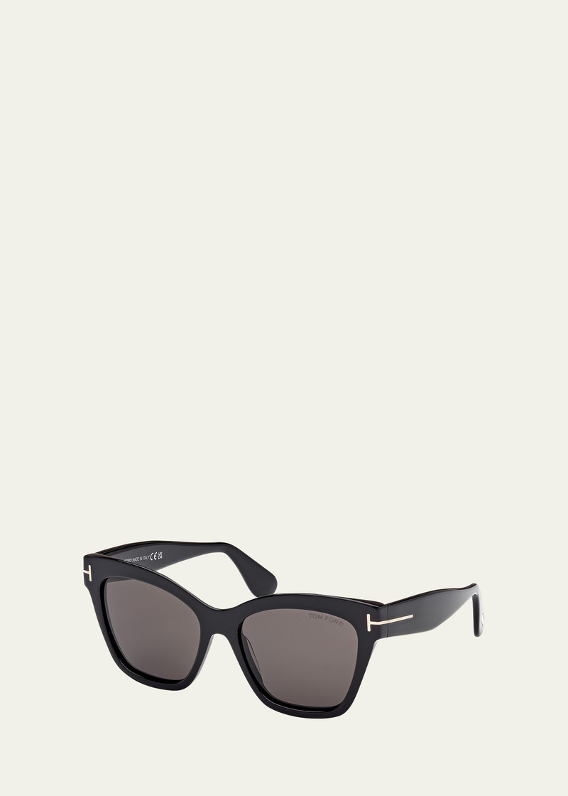 TOM FORD Elvira Cat Eye Acetate Sunglasses outlook