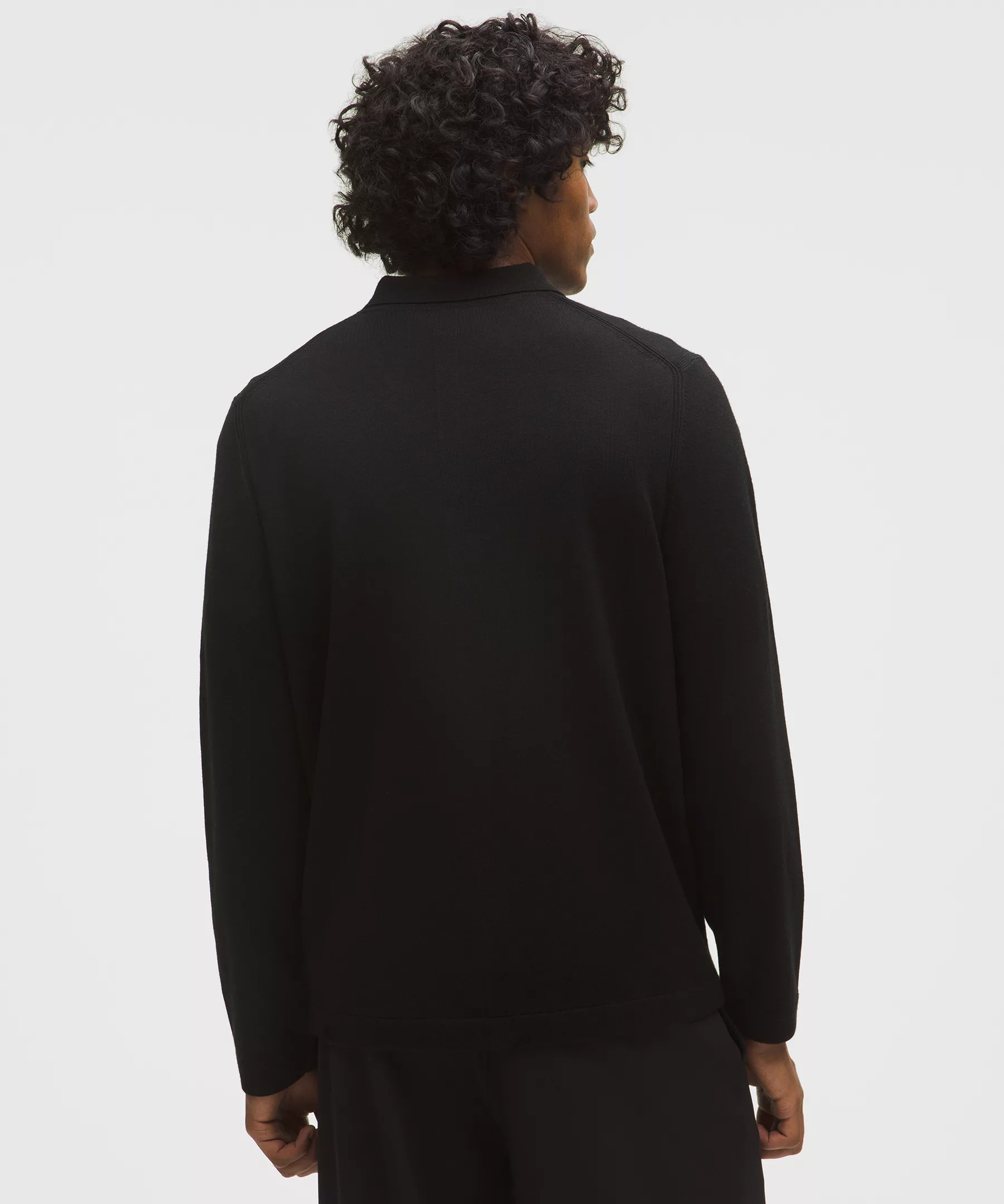New Venture Long-Sleeve Knit Polo Shirt - 3
