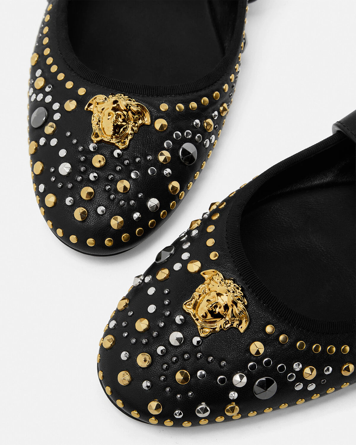 Studded La Medusa Ballerinas - 4