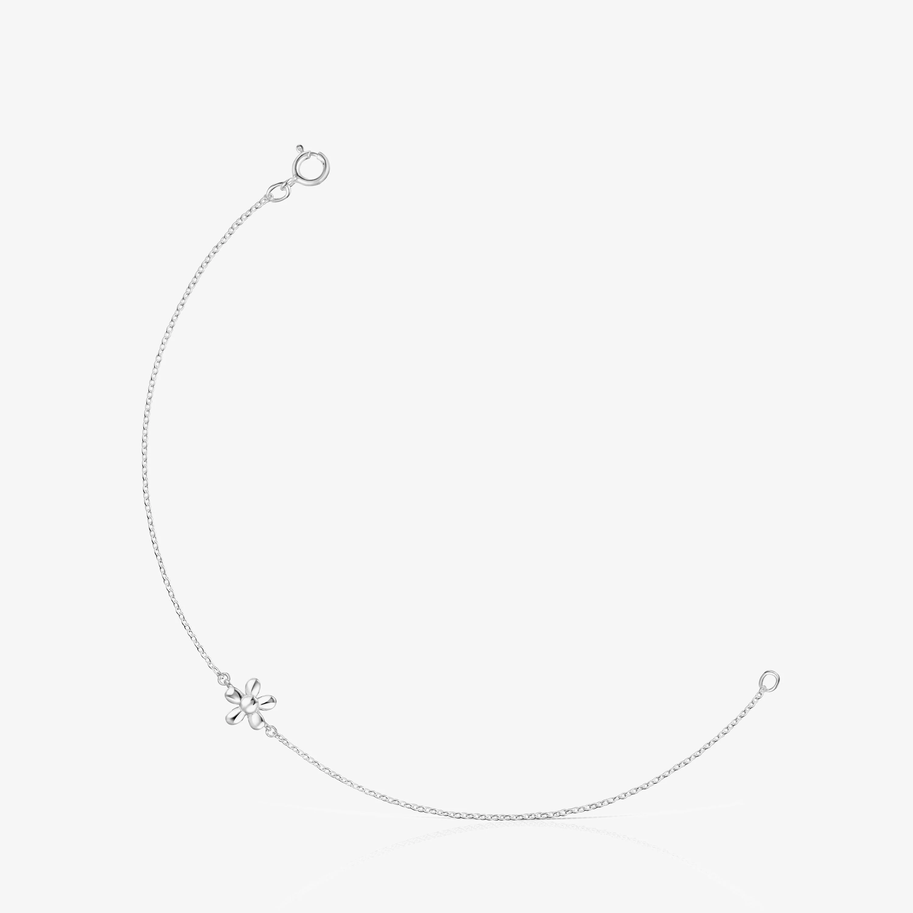 Silver Chain bracelet with flower TOUS Motifs - 1