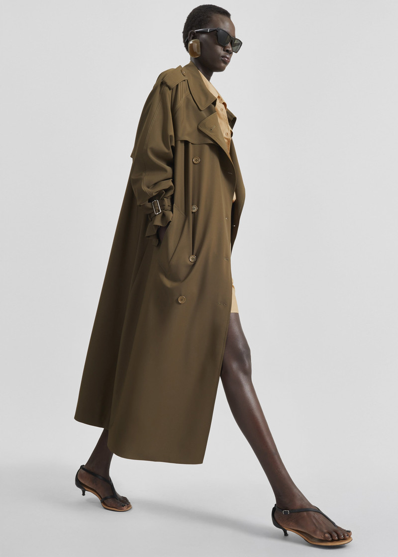 Veyron Trench Coat - Khaki 5