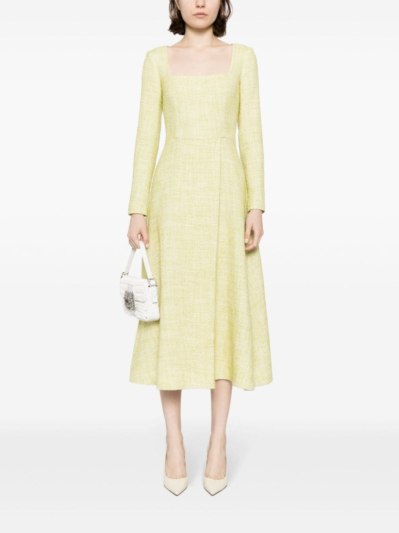 EMILIA WICKSTEAD Fara tweed midi dress outlook