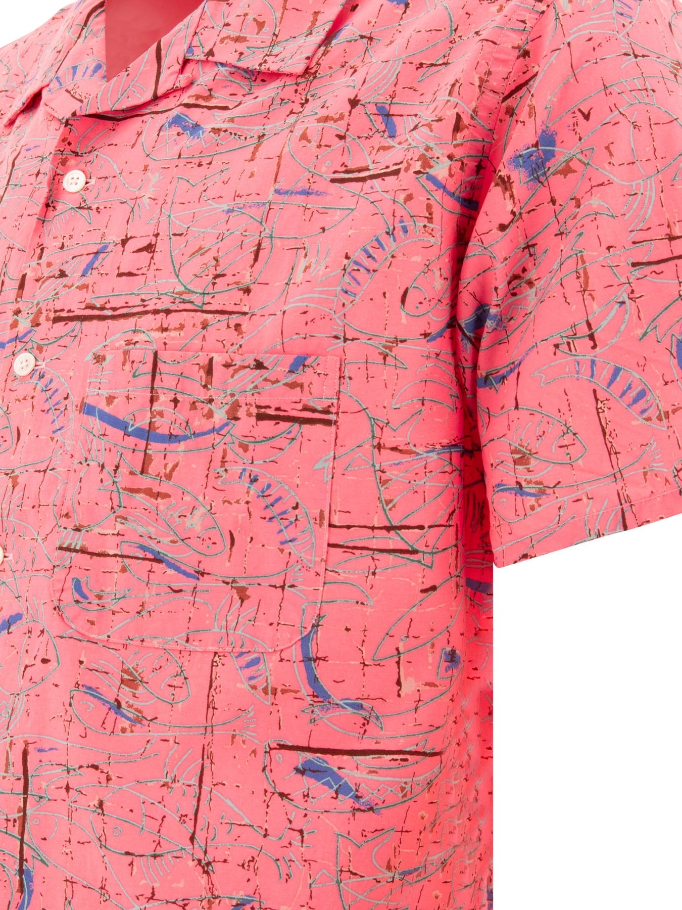 Printed Shirt Shirts Pink - 4