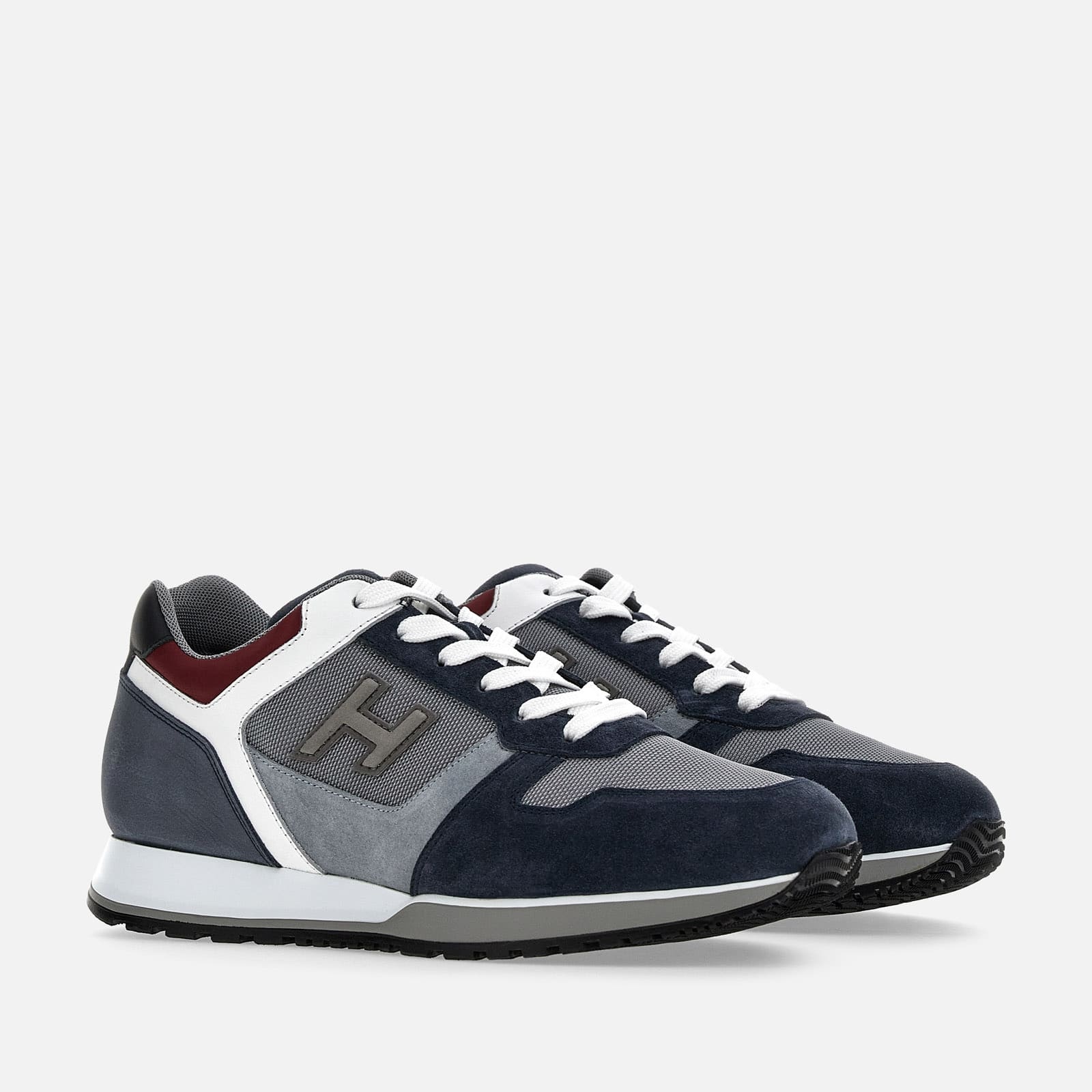 Sneakers Hogan H321 Grey Blue White - 2