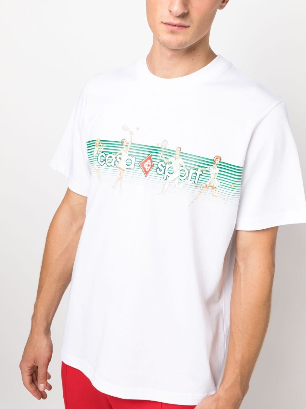 logo-print organic-cotton T-shirt - 5