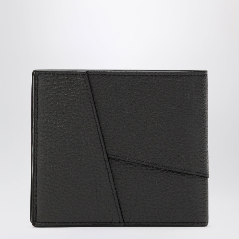 Loewe Dark grey Puzzle bi-fold wallet in grained leather outlook