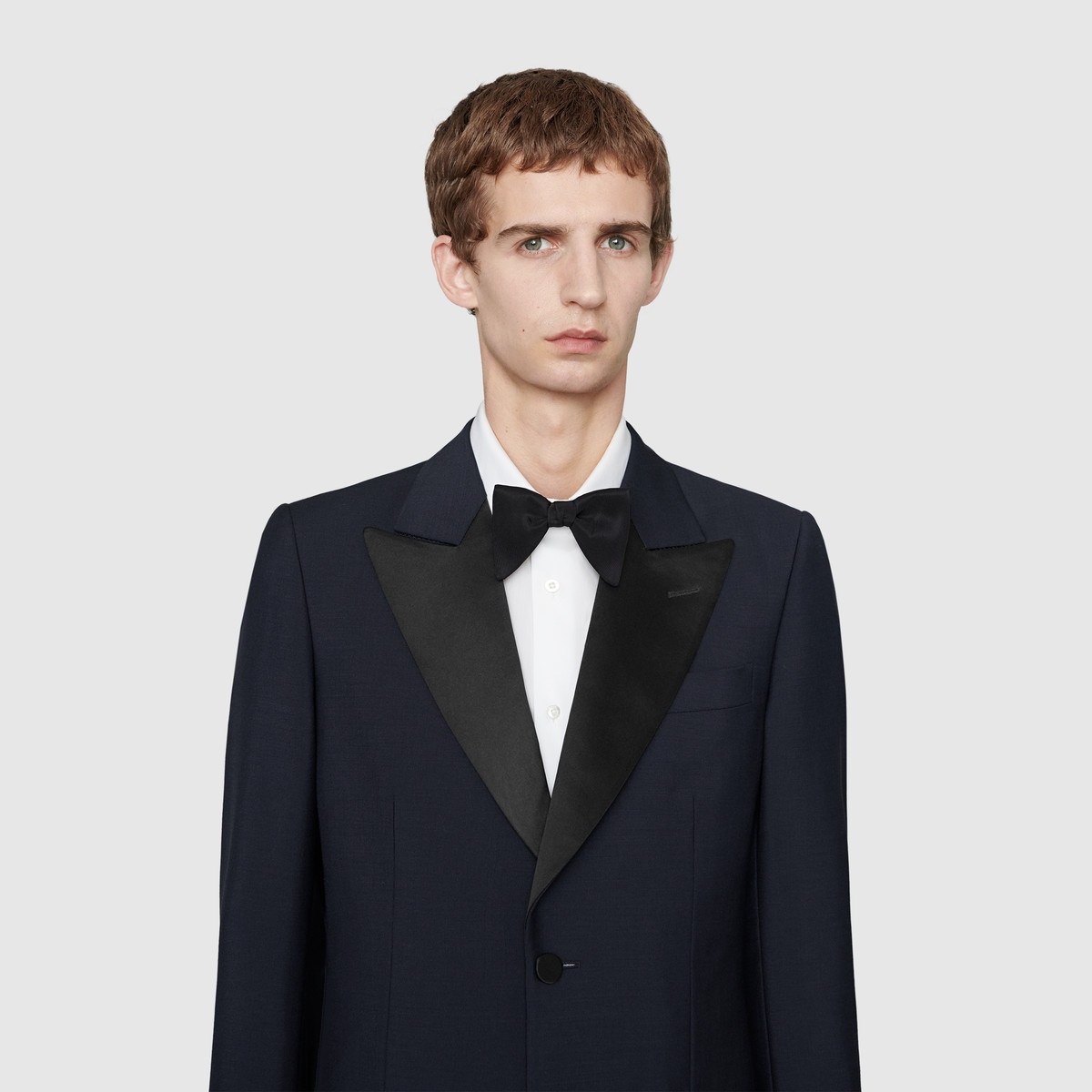 Fitted mohair wool tuxedo - 9