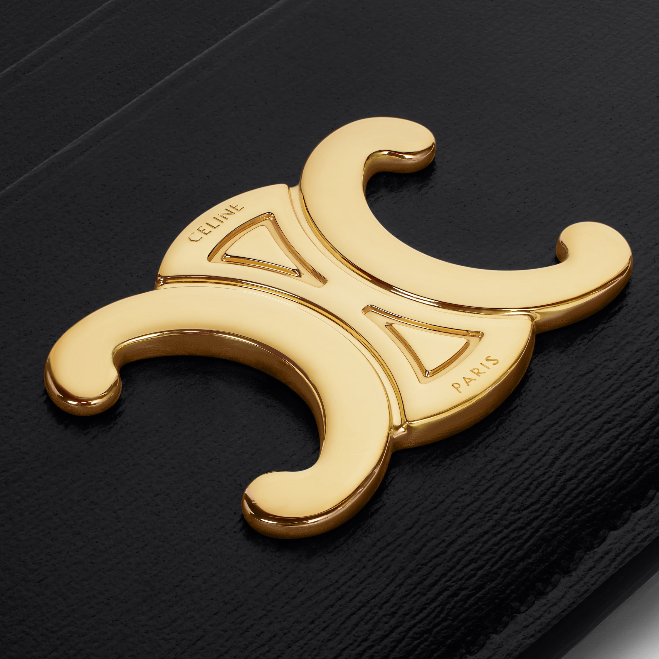 TRIOMPHE CARD HOLDER in Shiny calfskin - 4