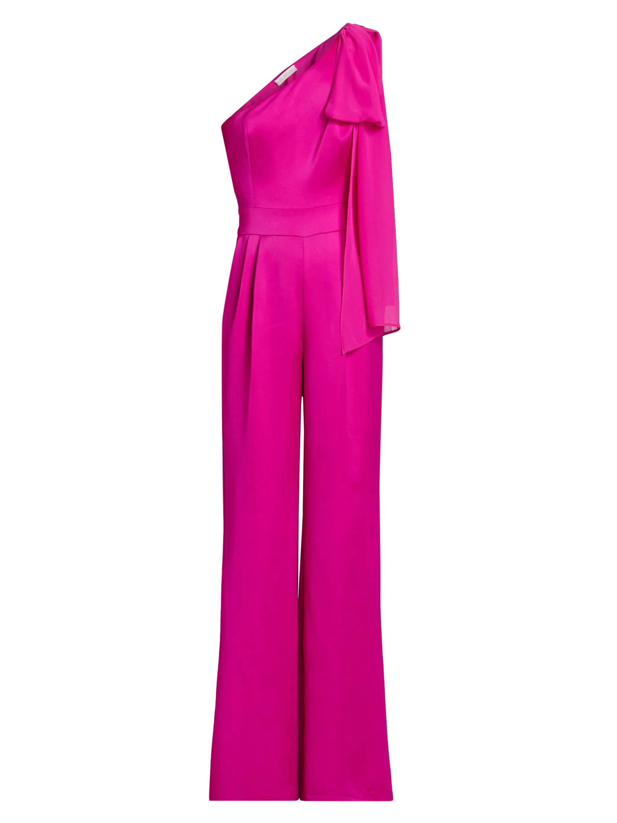 Women's Genny One-Shoulder Jumpsuit - Fiesta Pink - 1