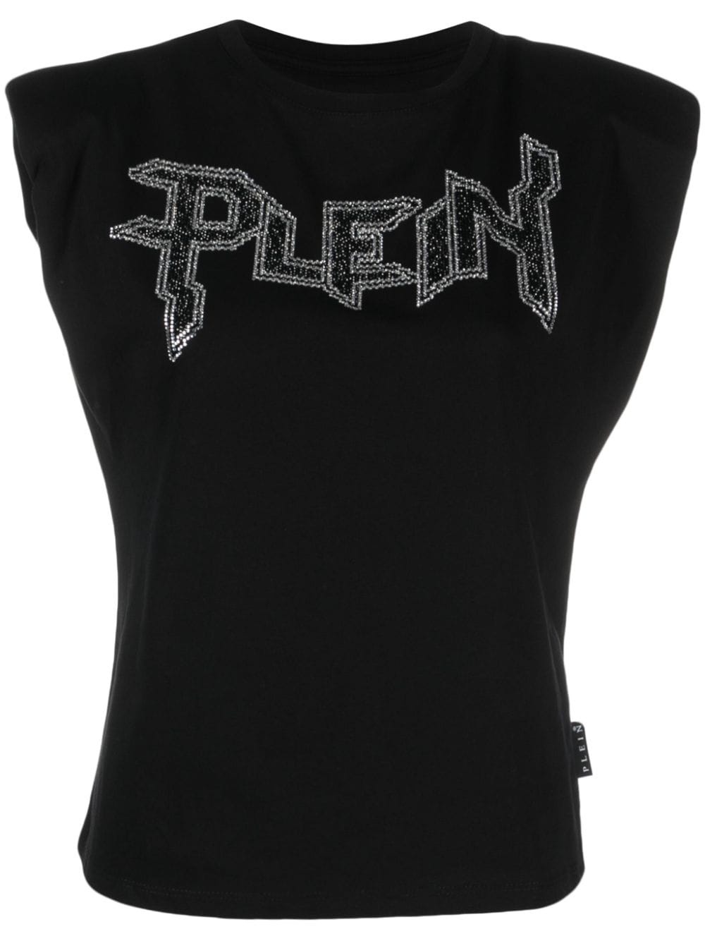 logo-embellished cotton tank top - 1