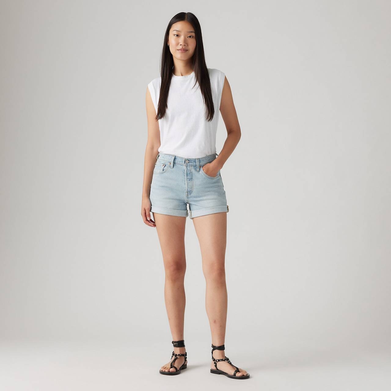 501® ORIGINAL FIT HIGH RISE WOMEN'S SHORTS - 2