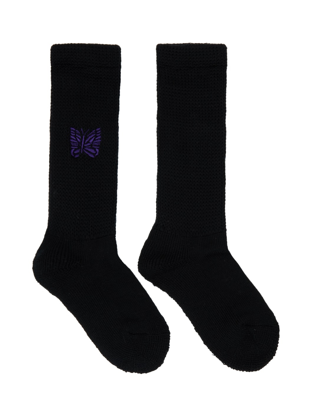Black Pile Socks - 1