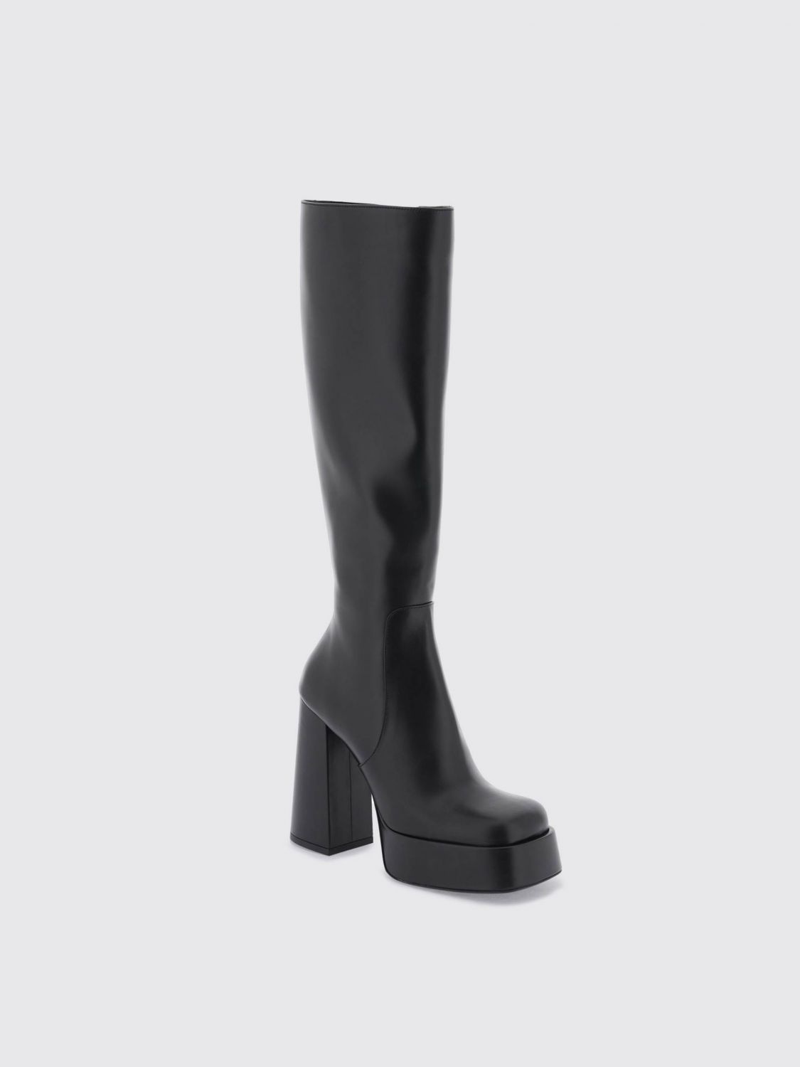 Versace leather boots with platform - 3