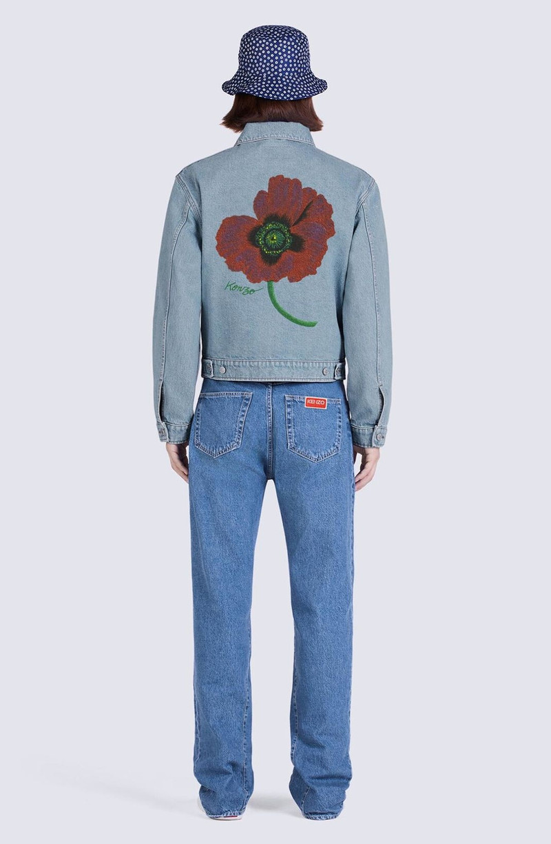 KENZO 'KENZO Poppy' denim jacket outlook