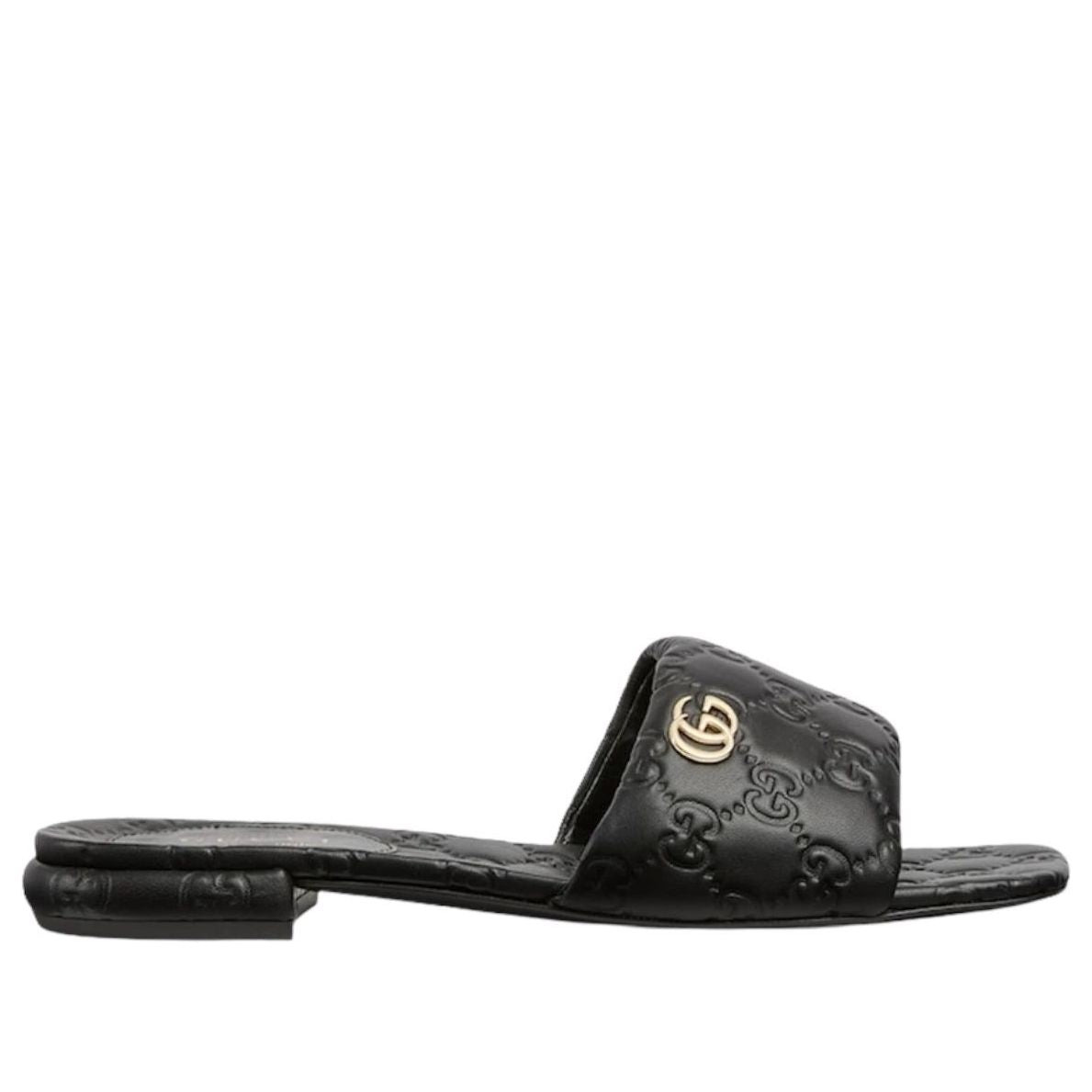 (WMNS) Gucci GG Slides 'Black' 816330-AAEA2-1000 - 6