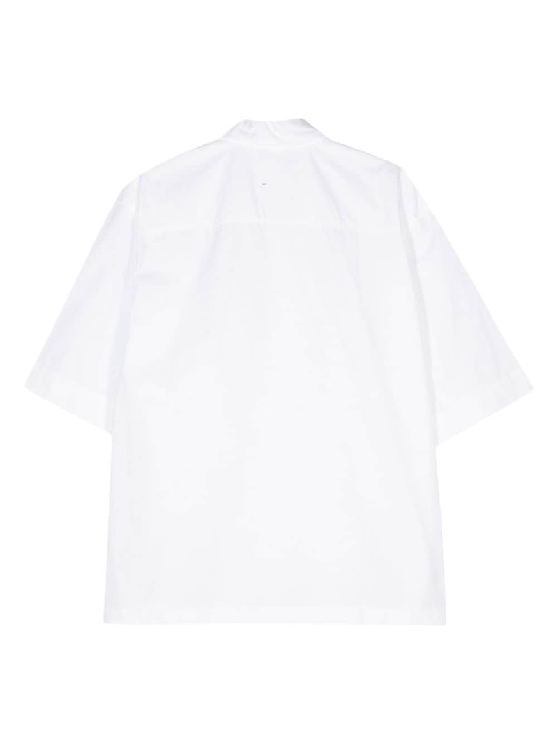 MARGARET HOWELL raglan-sleeves poplin shirt outlook