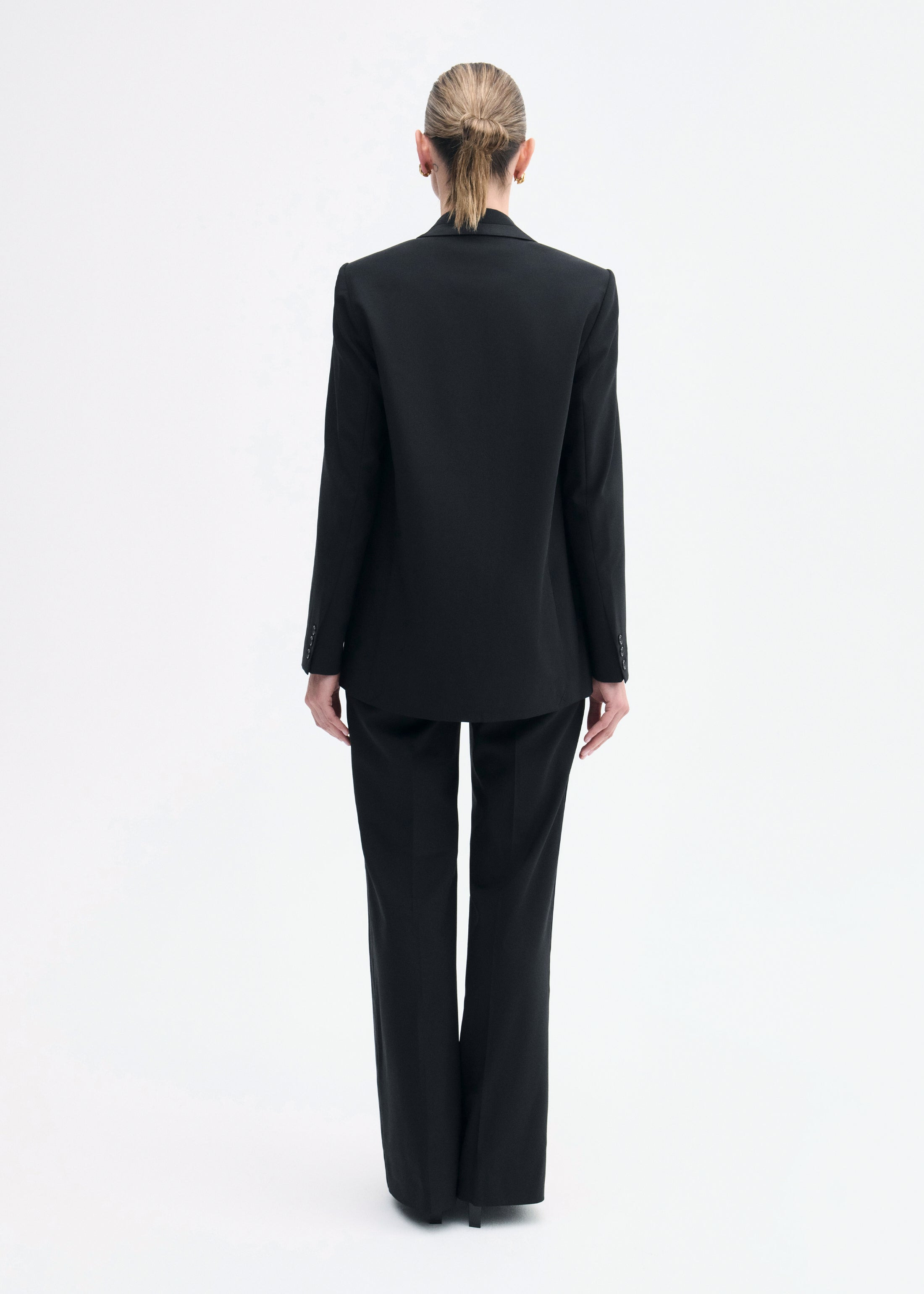 Tuxedo Jacket in Wool and Silk - 5