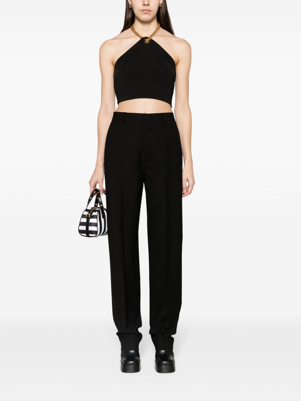 straight-leg tailored trousers - 2