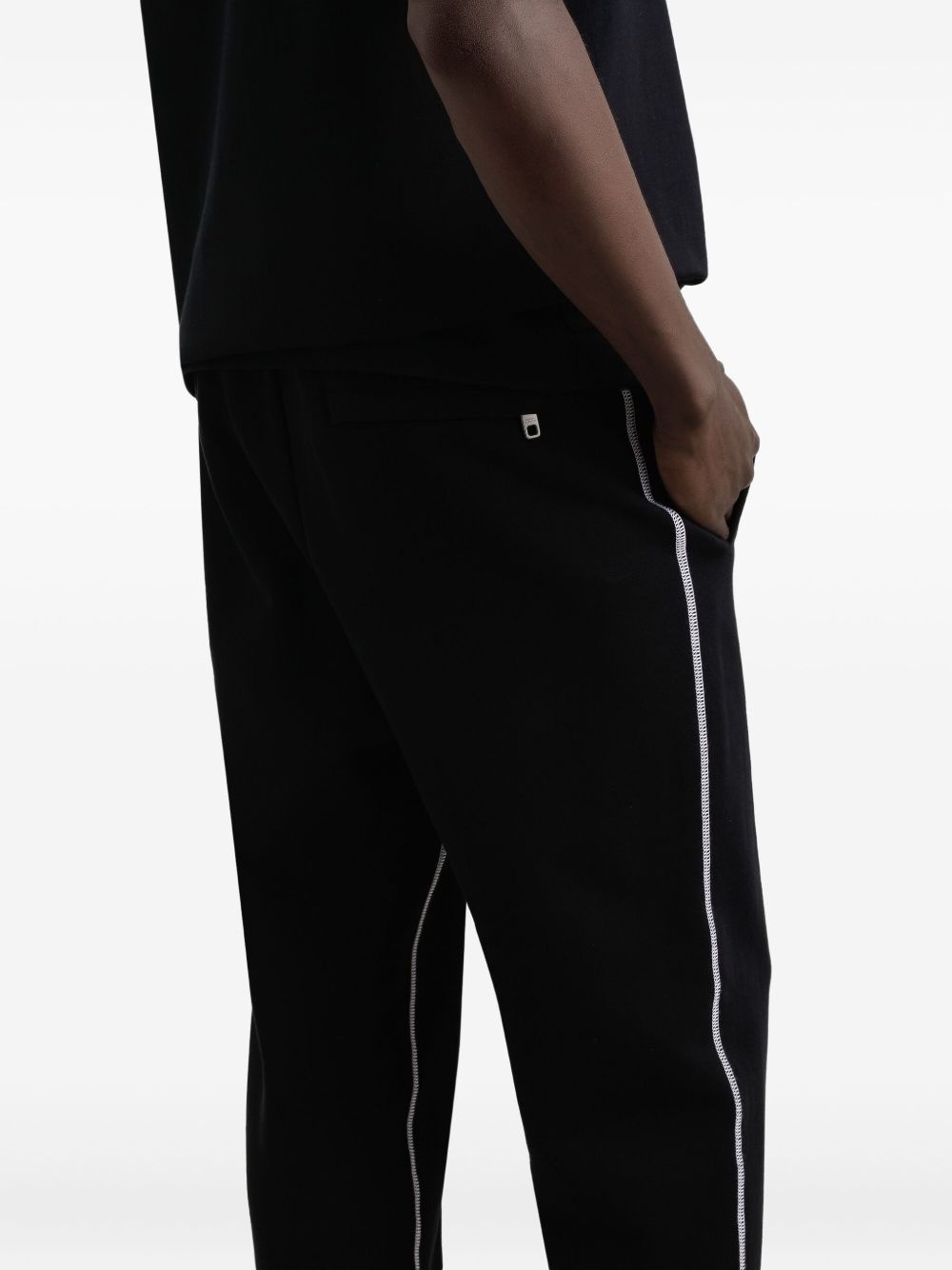 cotton track pants - 5
