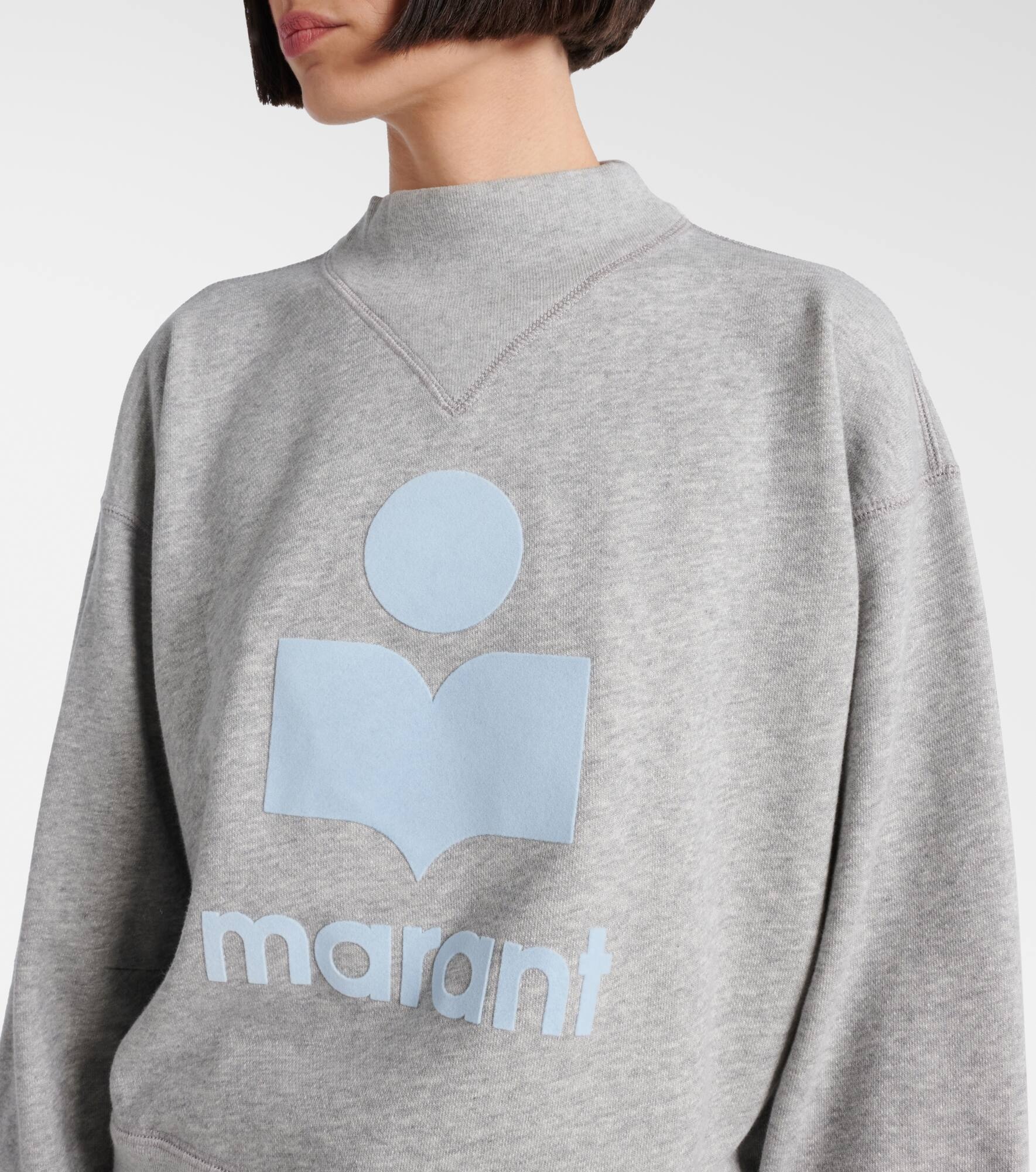 Moby cotton-blend jersey sweatshirt - 4