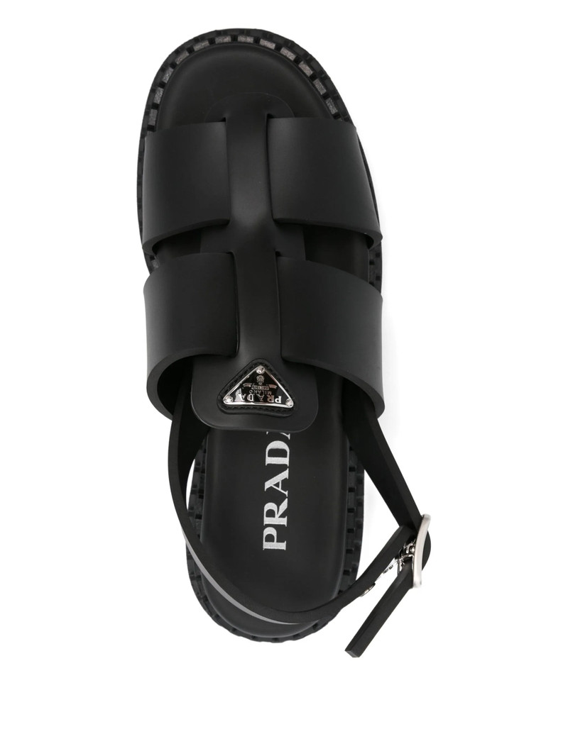 Prada Prada Buckle Platform Sandals outlook
