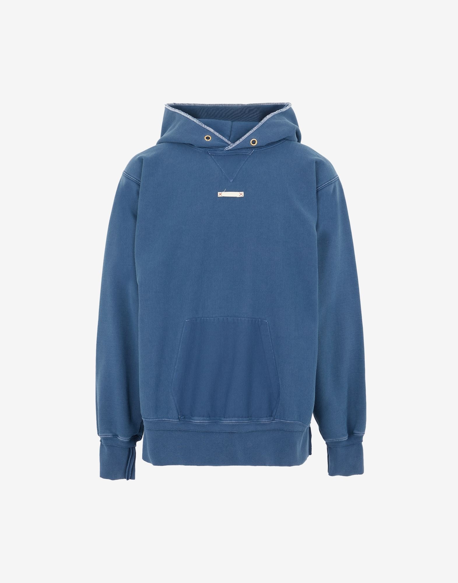 Weathered hooded sweatshirt - 1
