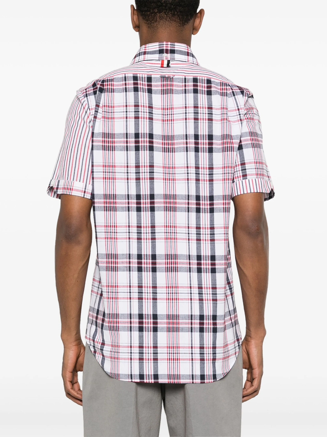 Straight Fit Button Down Shirt - 4