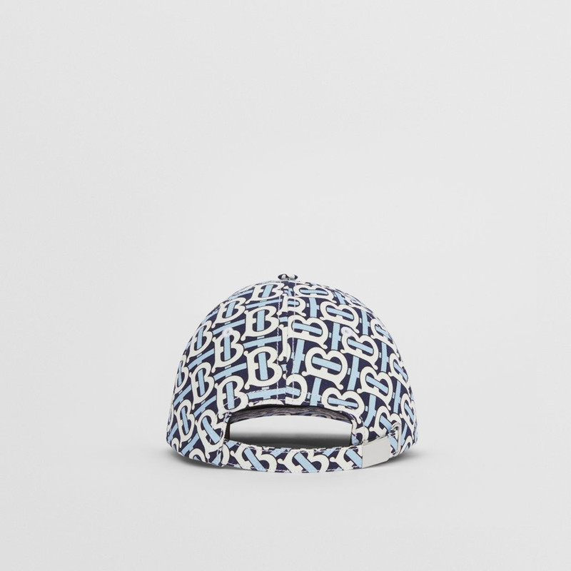 Monogram Print Cotton Baseball Cap 7